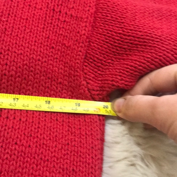 vintage Hand knit chunky RETRO bear sweater - Picture 8 of 8